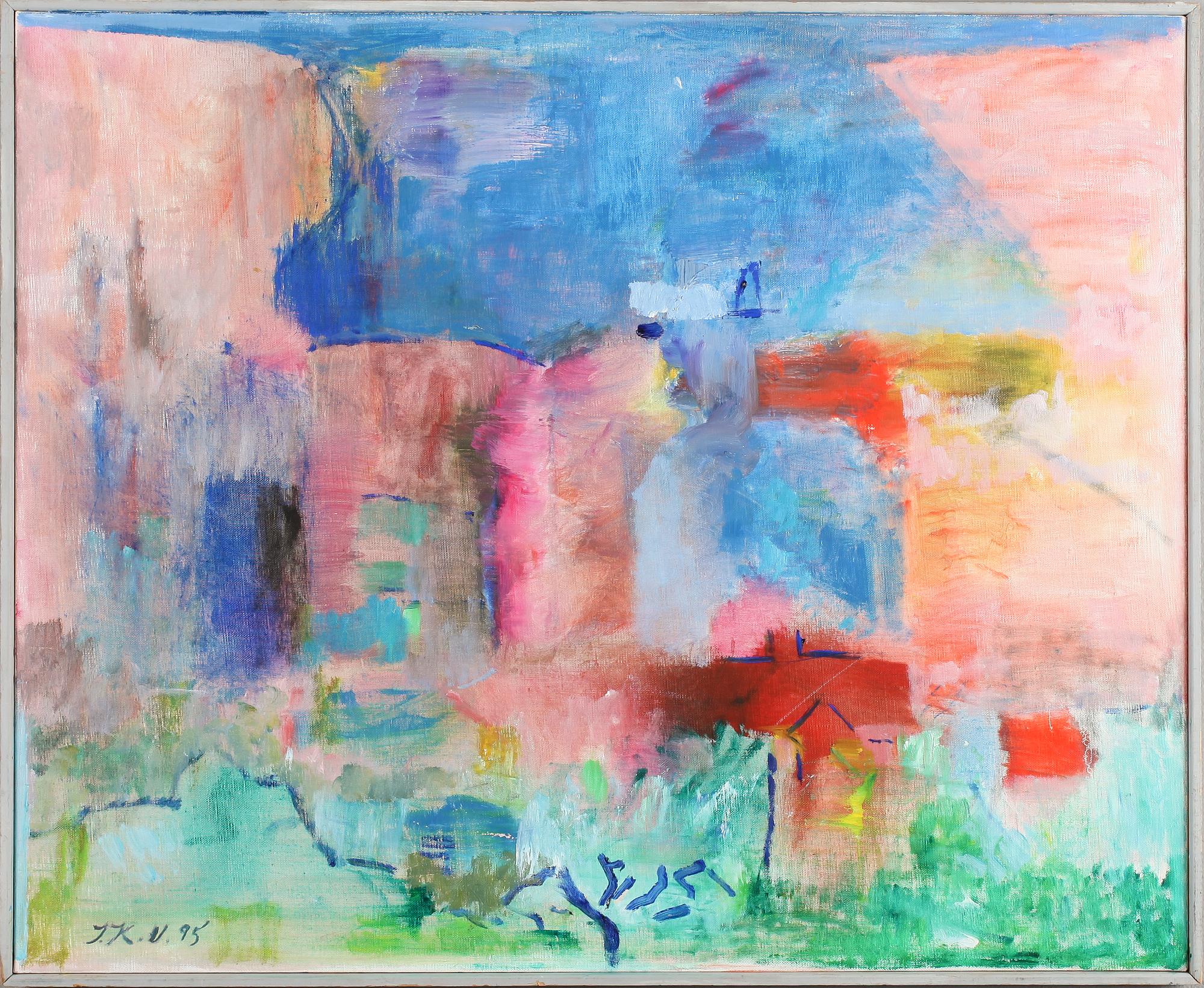 IRENE K:SON ULLBERG, olja på duk, monogramsignerad och daterad -95.