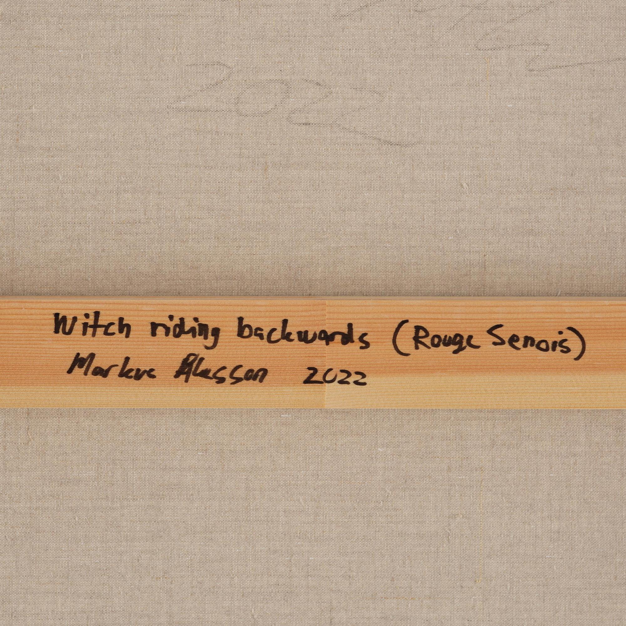Markus Åkesson, "Witch riding backwards (Rouge Senois)".