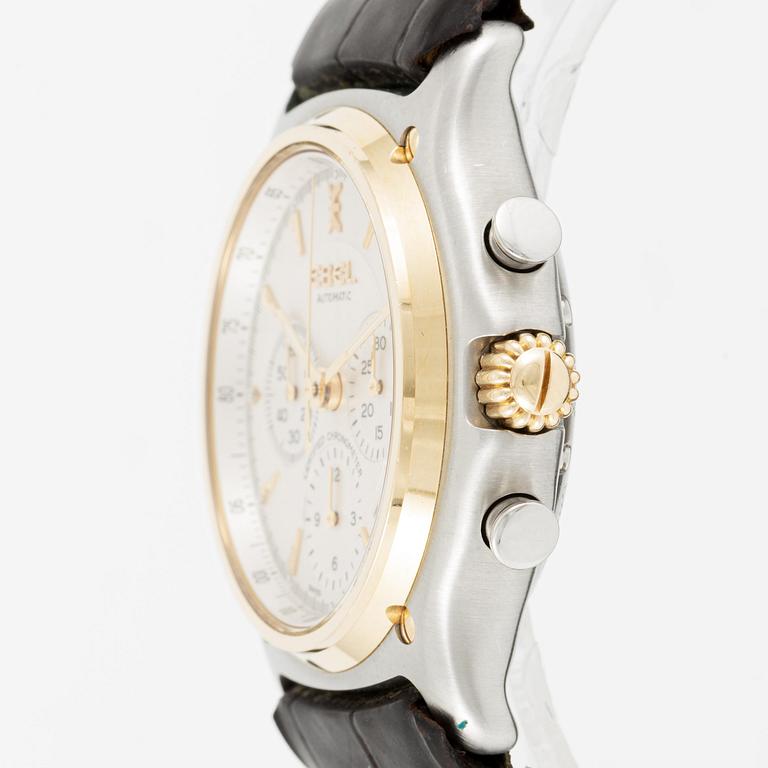 Ebel, 1911, kronograf, wristwatch, 40 mm.