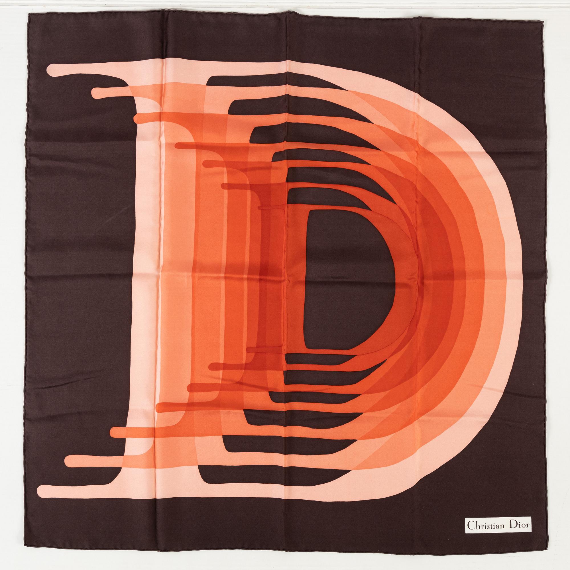 Christian Dior, scarves, 3 st.