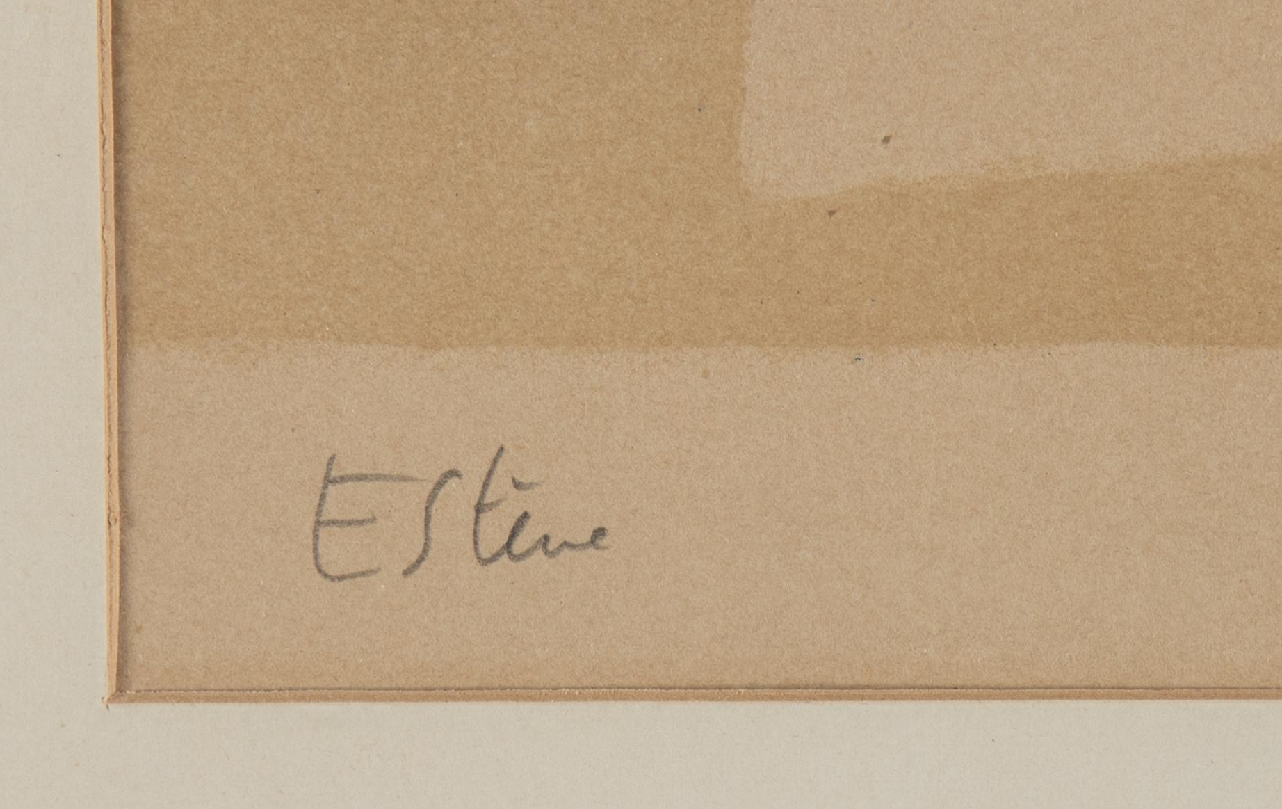 MAURICE ESTÈVE, lithograph in colors, 1952, signed and numbered epreuve d'artiste VIII/X.