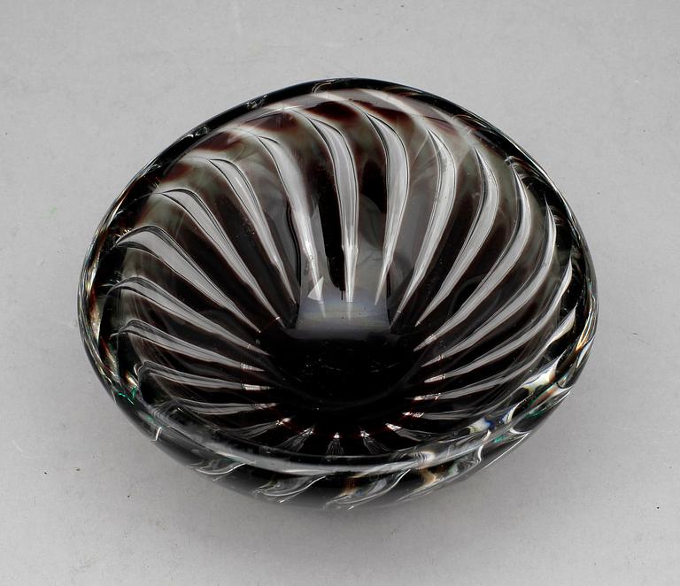 SKÅL, glas, Ariel, Edvin Öhrström, 1711 E, Orrefors.