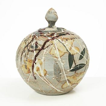 Eva Bengtsson, a vase with lid.