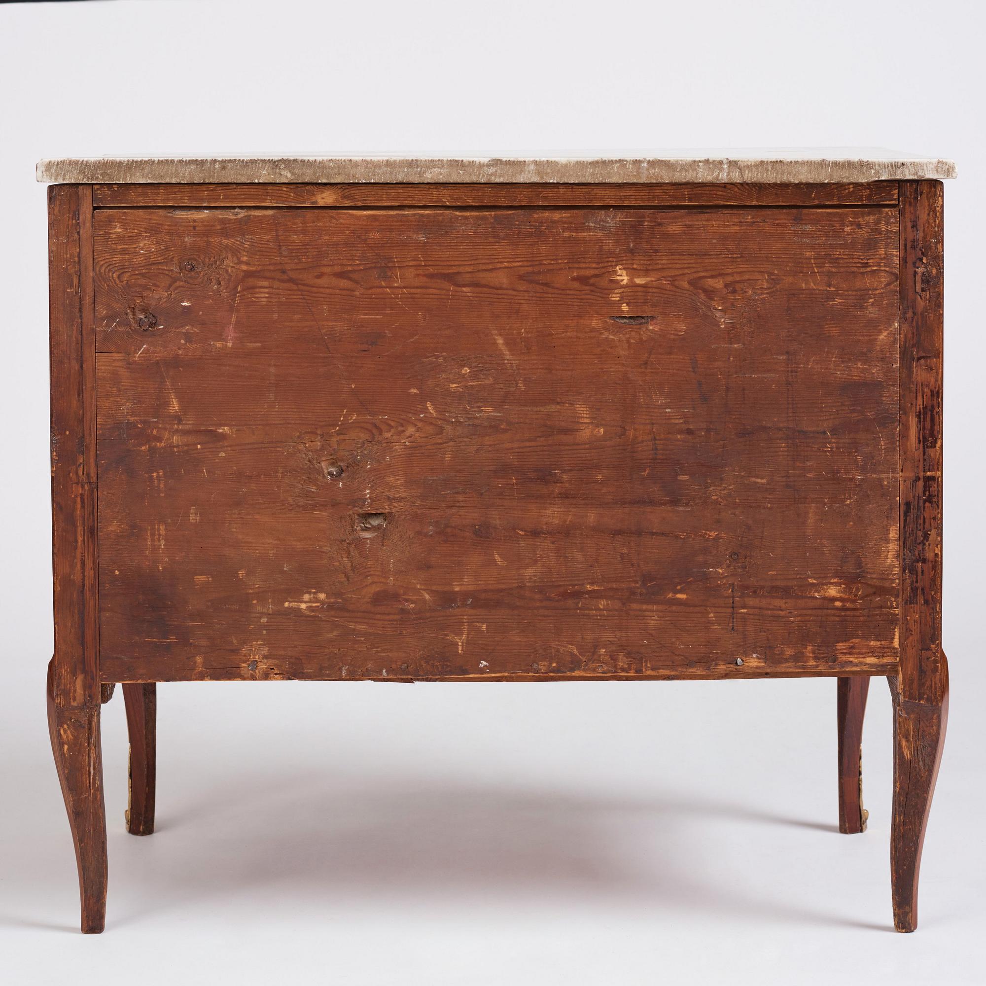 A Gustavian commode by Georg Haupt (master in Sockholm 1770-1784).