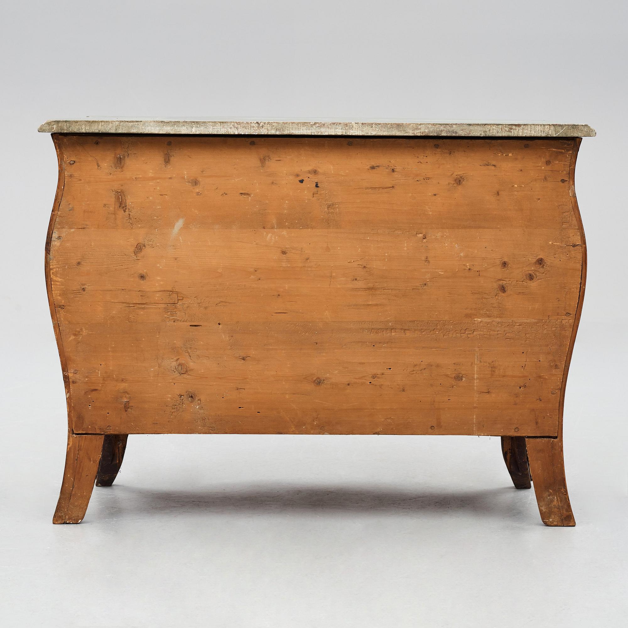 A Swedish Rococo commode by J Noraeus.