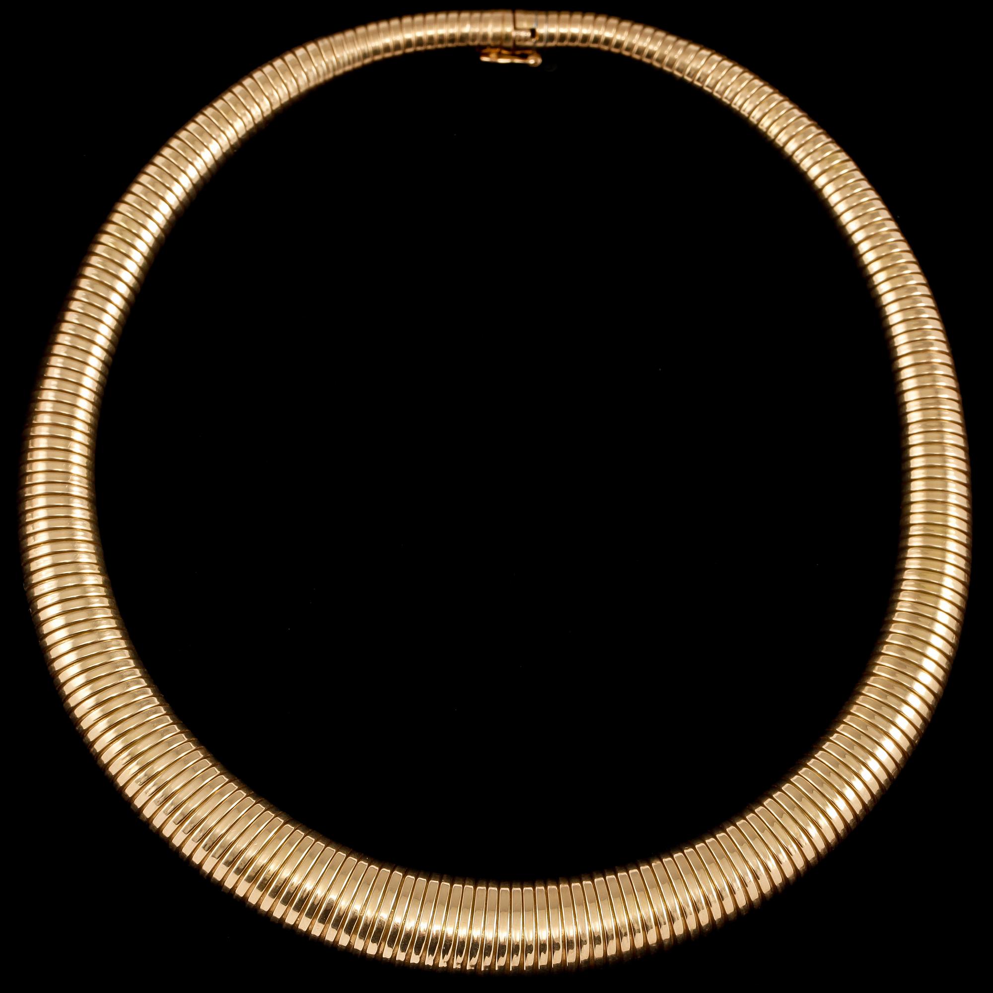 HALSLÄNK, 18k guld, utländska stämplar, 1900-talets andra hälft. Vikt 49 g.