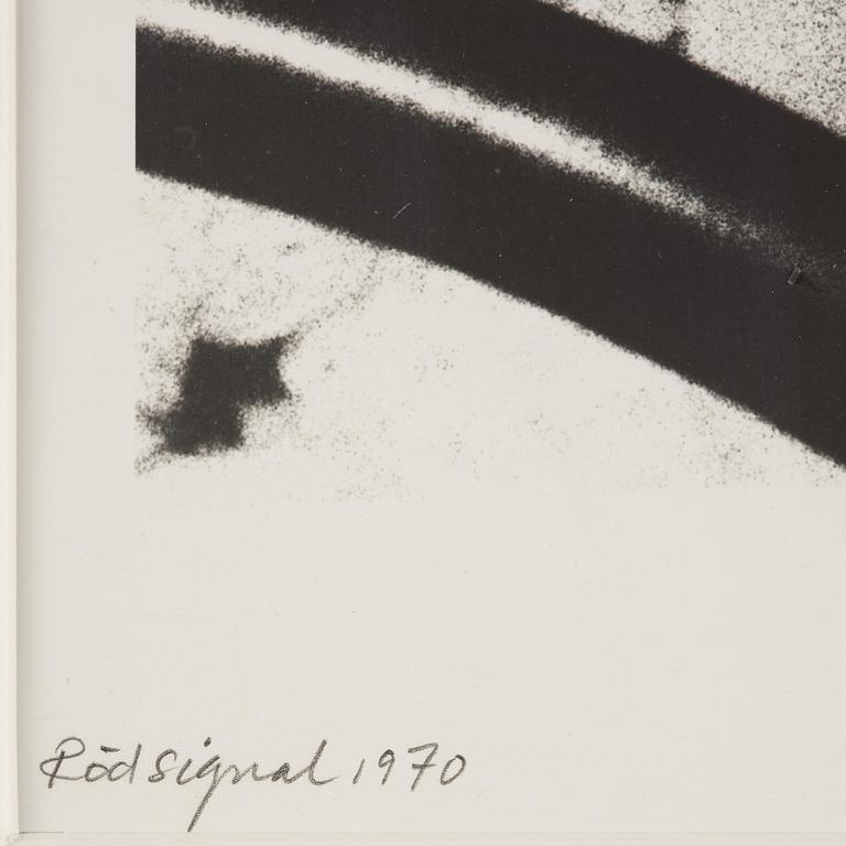 Lennart Olson, "Rött ljus/Red light, Stockholm", 1970.