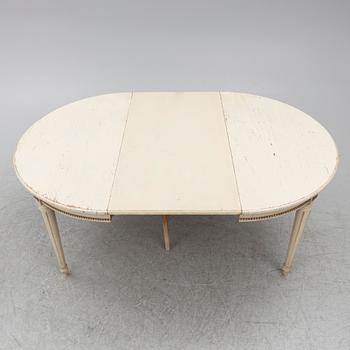 Dining table, Gustavian style, mid-20th century.