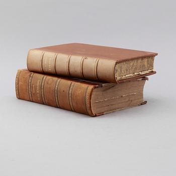 KOKBÖCKER, 2 st, "Kok Konsten" av Charles Emil Hagdahl, Stockholm, 1891 samt "Fru Högstedts Kokbok", Stockholm, 1920.