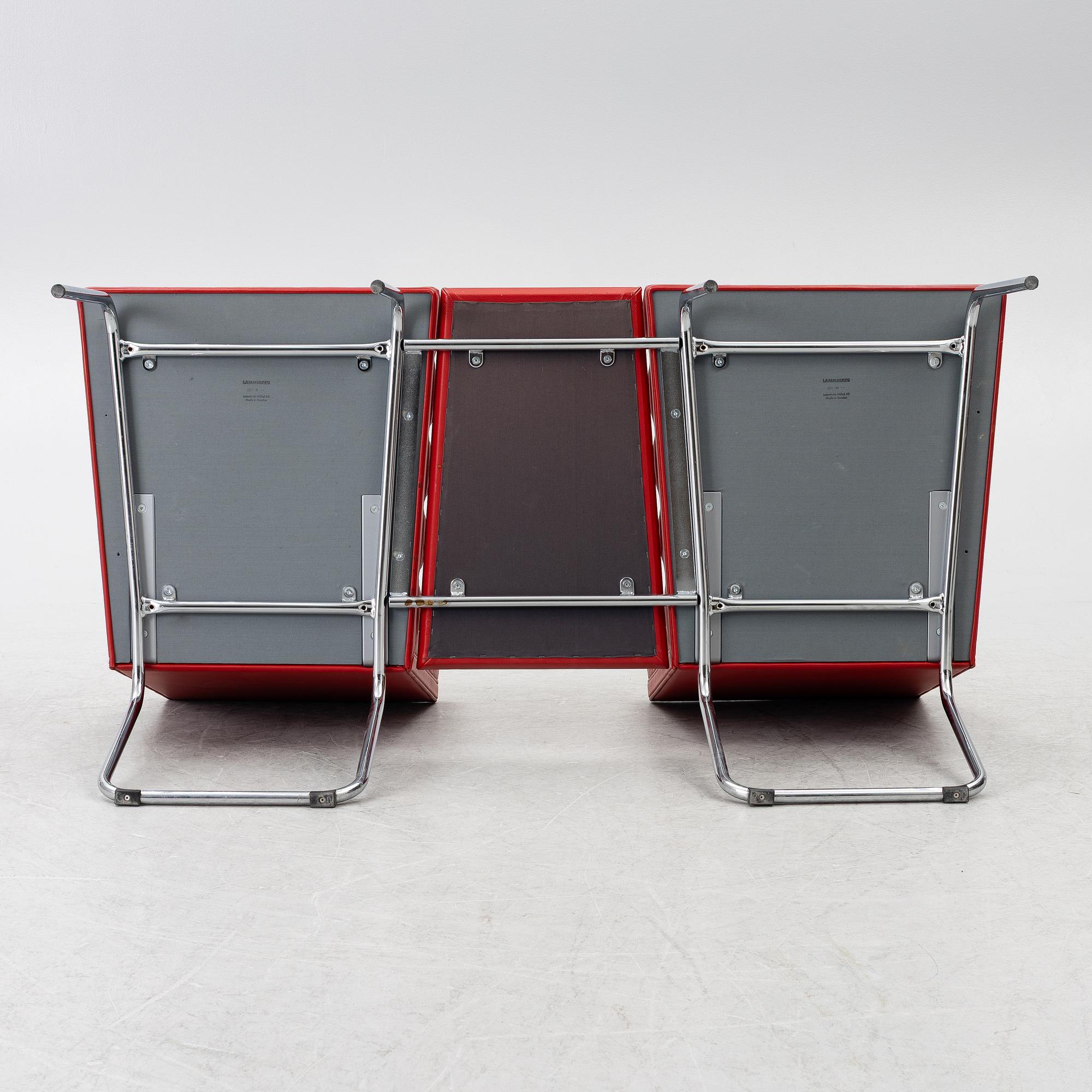 Gunilla Allard, stolar/soffa med bordsdel, "Chicago", Lammhults.