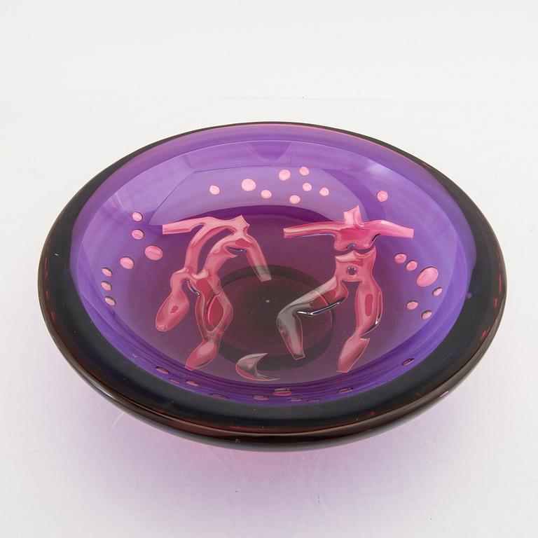 Olle Alberius, skål, signerad Orrefors Gallery -92.