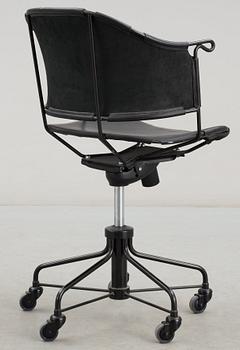 A Mats Theselius swivel chair 'Sheriff' by Källemo, Sweden.