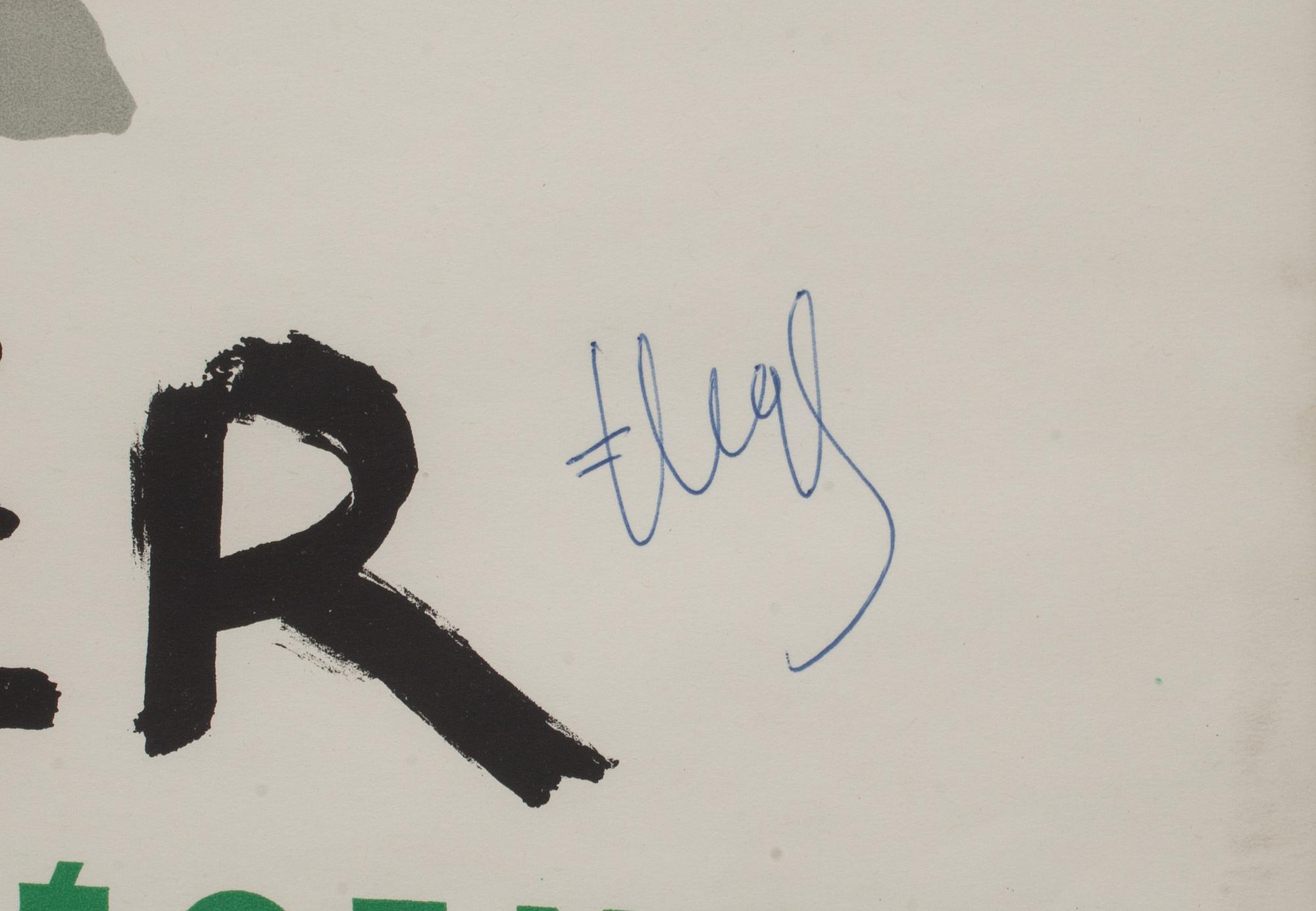 FERNAND LÉGER, efter, affisch, signerad.