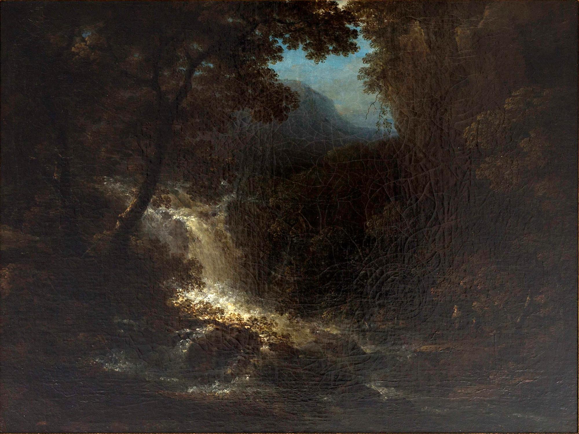 CARL JOHAN FAHLCRANTZ, ascribed oil o canvas.