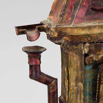 A mixed media sculpture by Claes E. Giertta.