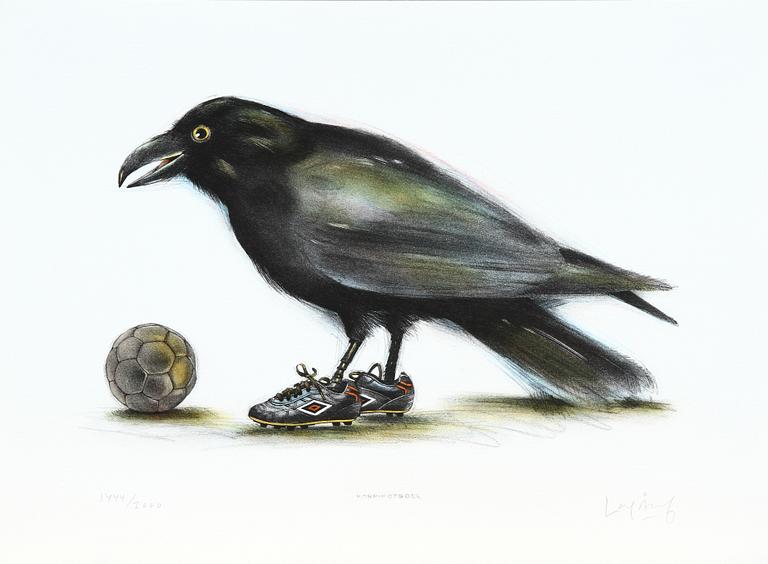 LASSE ÅBERG, färglitografier, 4 st, sign o numr 1444/2000.