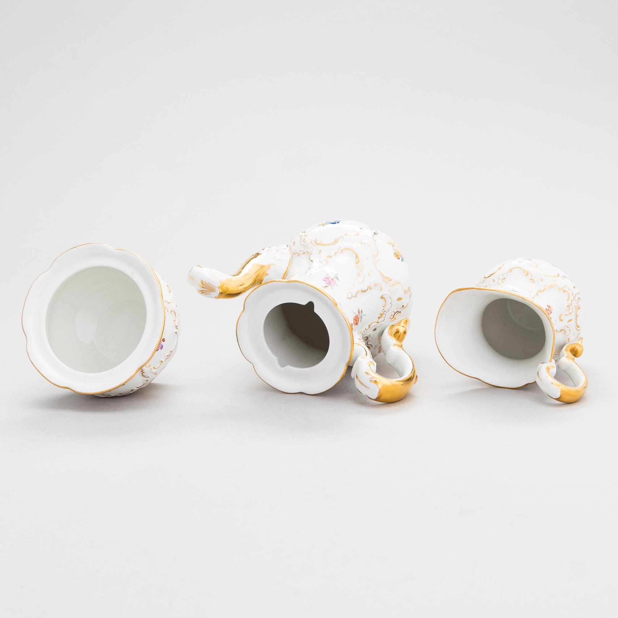 Meissen, kaffeservice, 8 delar, 1930/40-tal.
