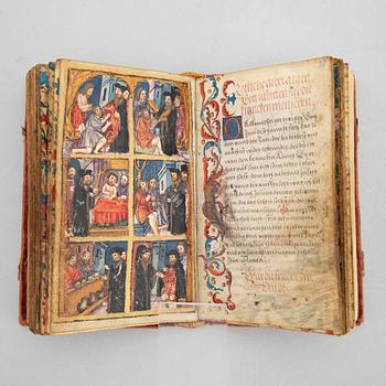 Medieval prayer book, 1523.