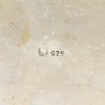 A silver box, Baroque style, 20th Century.