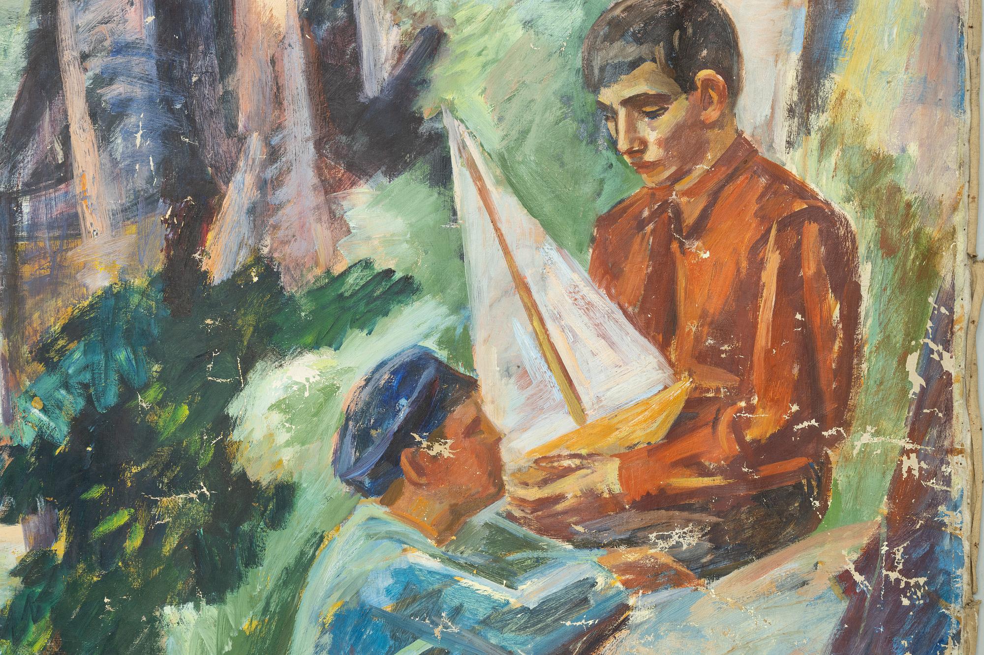 Birger Simonsson, oil on canvas.