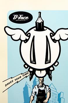 D*Face aka Dean Stockton, a signed and numbered color serigraph.