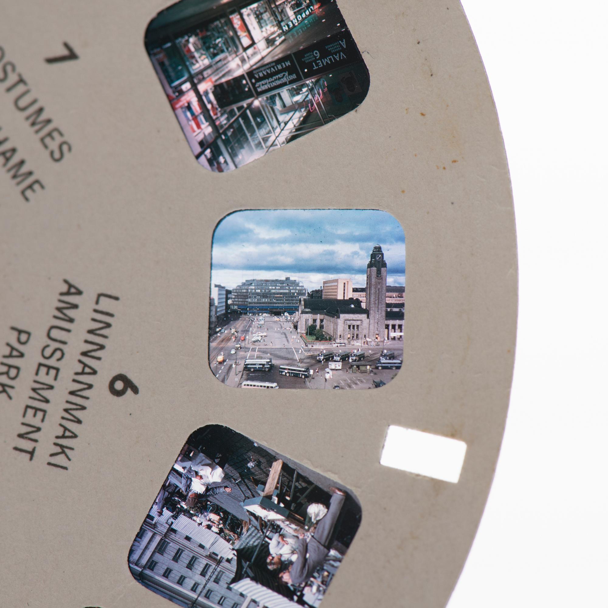 VIEW-MASTER, 2 st med flertal bildskivor.