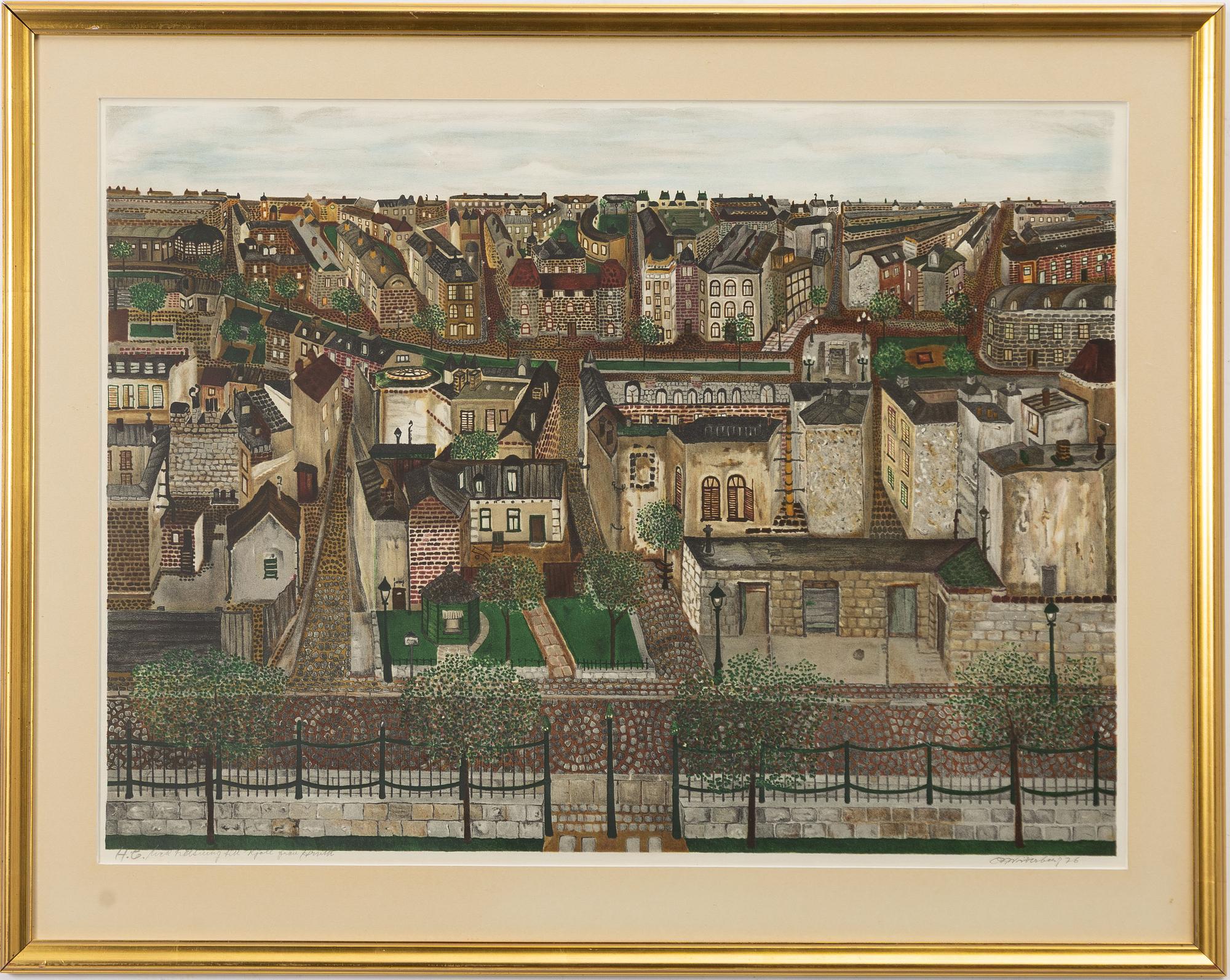 Arvid Widerberg, View of Paris.