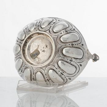 A Swedish 18th century silver brandy-bowl, mark of Peter Pemmer, Sala (1716-1725).