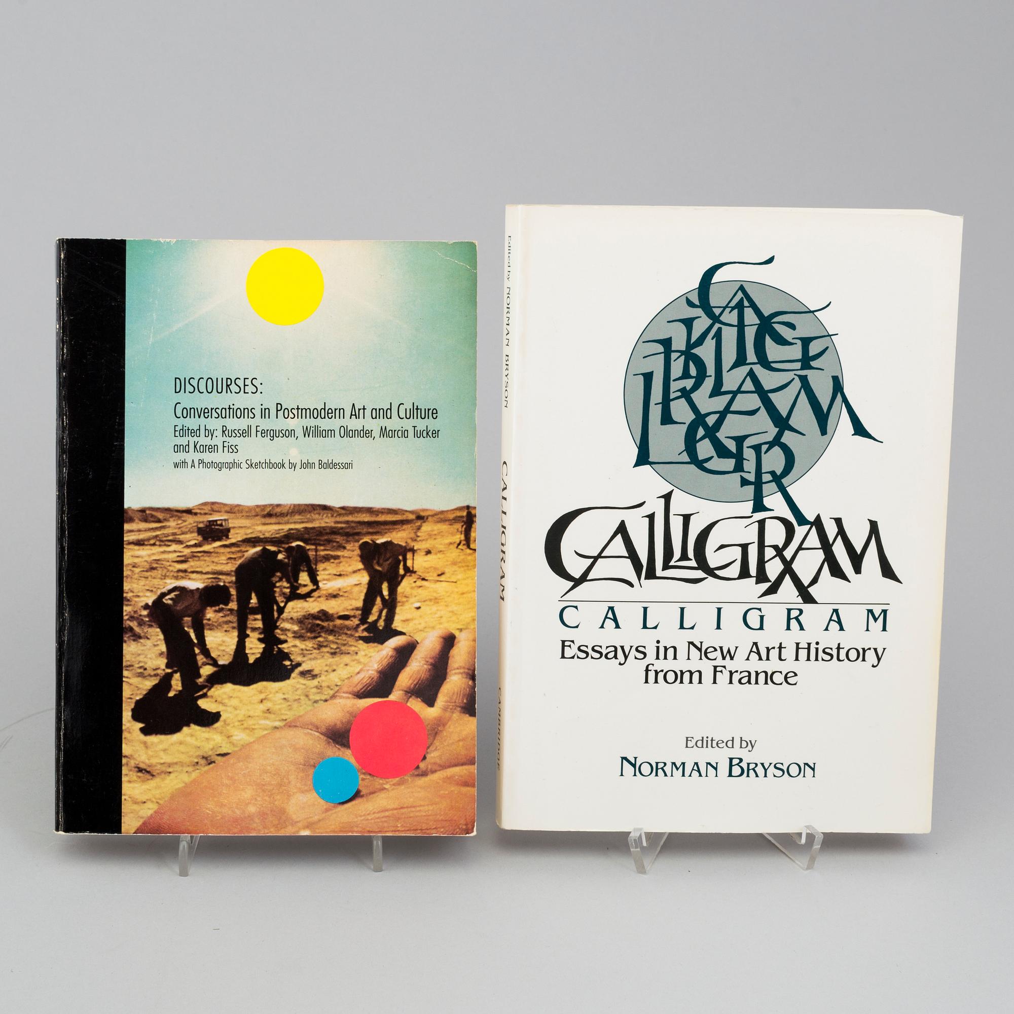 BOOKS, 12 pcs, on contemporary art and theory.