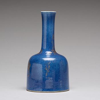 A powder blue vase, Qing dynasty, 18th Century.