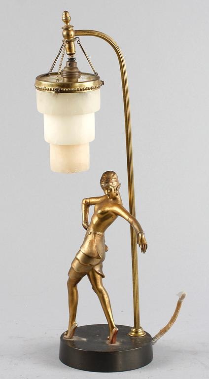 BORDSLAMPA, art deco, 1900-talets första hälft.