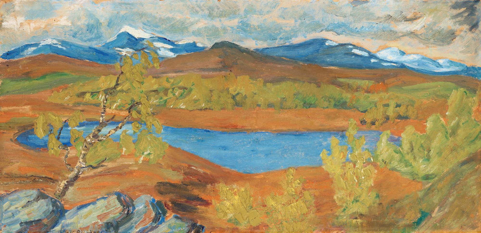 Helmer Osslund, "Fjällandskap".