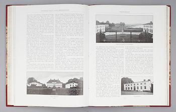 BÖCKER: Svenska Slott och Herresäten vid 1900-talets början, Nordisk famljeboks Tryckeri 1908-1910, 5 volymer.