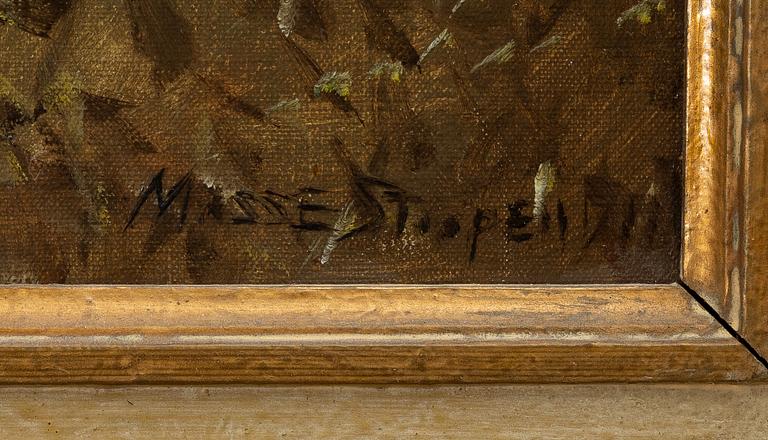 Mosse Stoopendaal, Passerines in shrubbery.