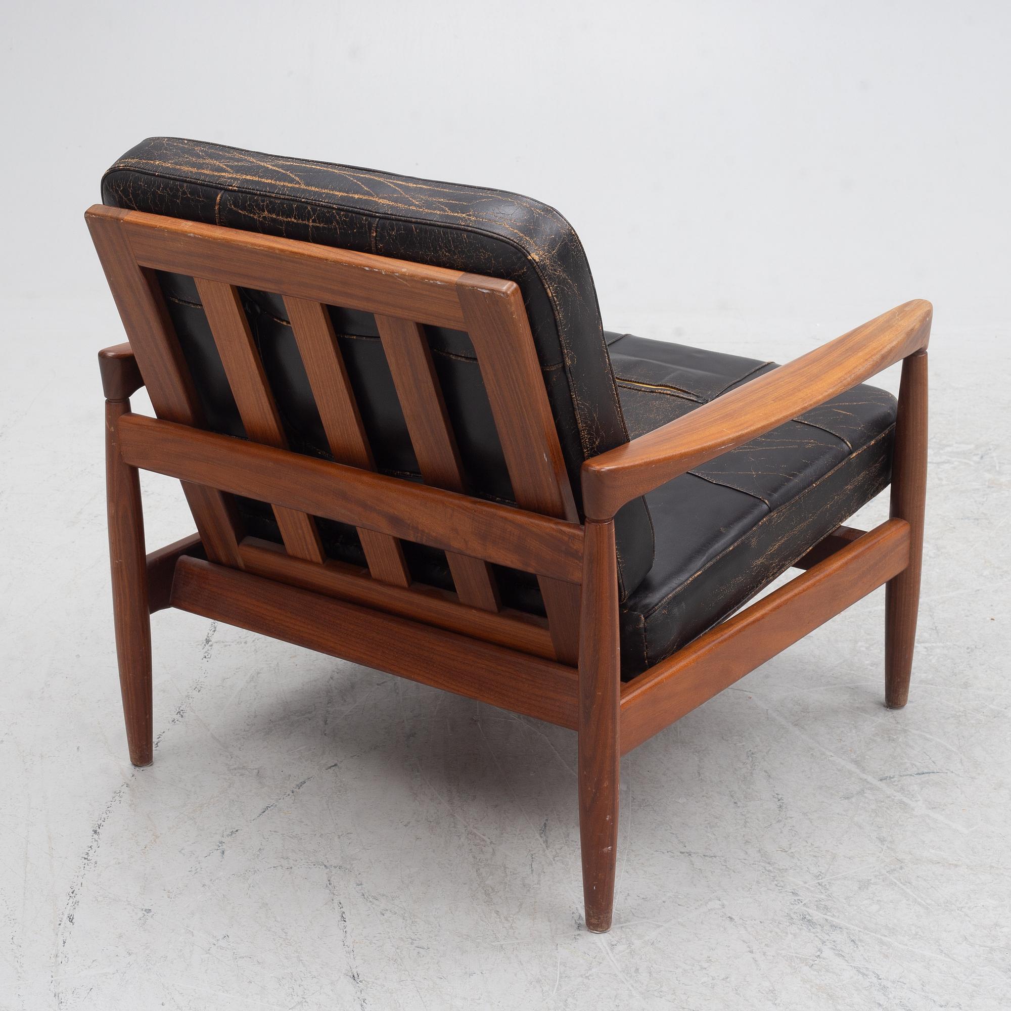 Erik Wørts, fåtölj, "Kolding", Ikea, 1960-tal.