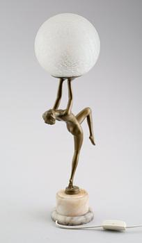 BORDSLAMPA, art déco, 1900-talets första hälft.