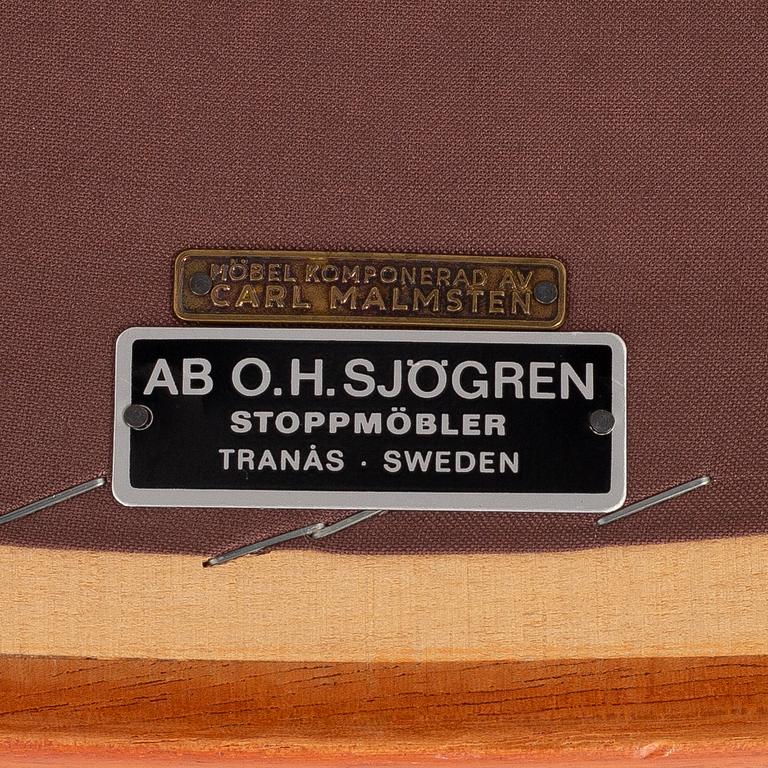 Carl Malmsten, armchair, "Vår Fru", OH Sjögren, late 20th century.