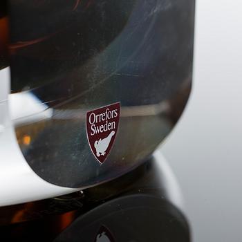 AN OLLE ALBERIUS ARIEL VASE, ORREFORS GALLERY -88.