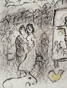 Marc Chagall, "L'artiste et l'ange".