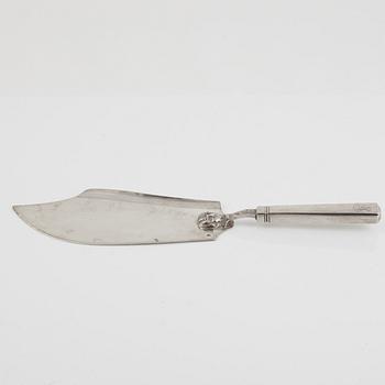 Tårtspade, silver, omkring år 1900.