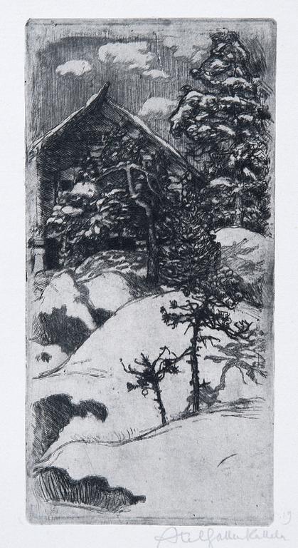 Akseli Gallen-Kallela, KALELA AT VINTER TIME.