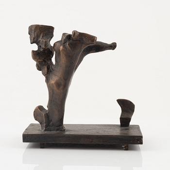 Bror Marklund, skulptur, brons, signerad, höjd 21 cm.