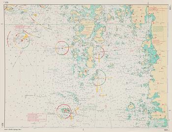 PARTI SJÖKORT, 1900 resp 2000-tal.