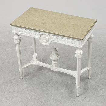 An end of the 18th Century Gustavian console table.