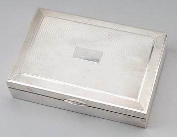 CIGARETTSKRIN, silver, Birmingham 1963.