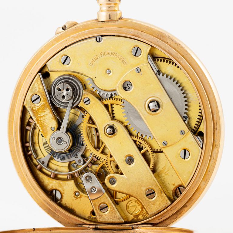 Halda, pocket watch, 49.5 mm.