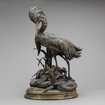 JULES MOIGNIEZ, skulptur, brons, sign.