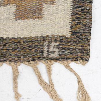 Ingegerd Silow, Rug, flat weave, signed IS, Approx. 245 x 162 cm.