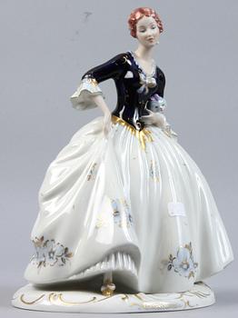 FIGURINER, 2 st, porslin, Royal Dux.