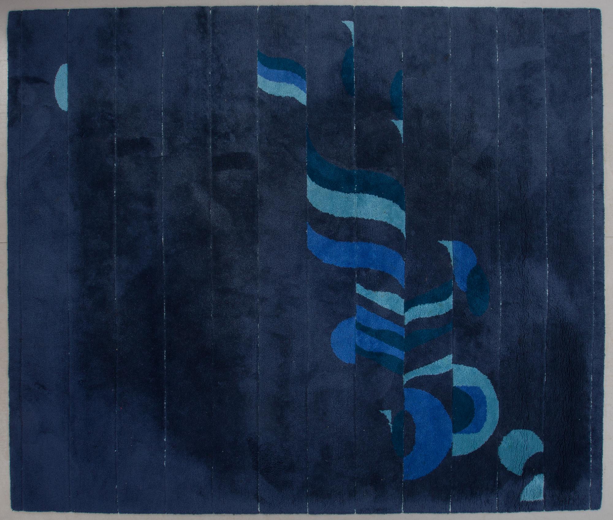 MATTA, flossa, Kasthall, motiv av Beck & Jung, 1973. Ca 297 x 253 cm.